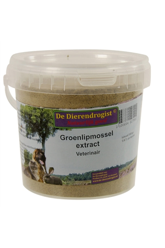 Dierendrogist Groenlipmossel Extract Veterinair