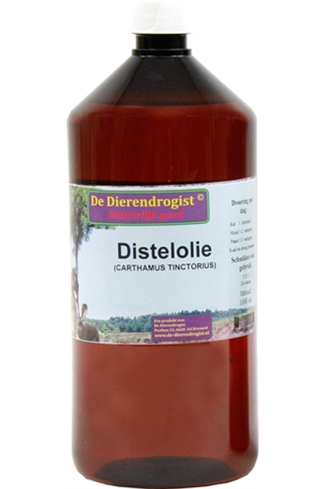 Dierendrogist Distelolie