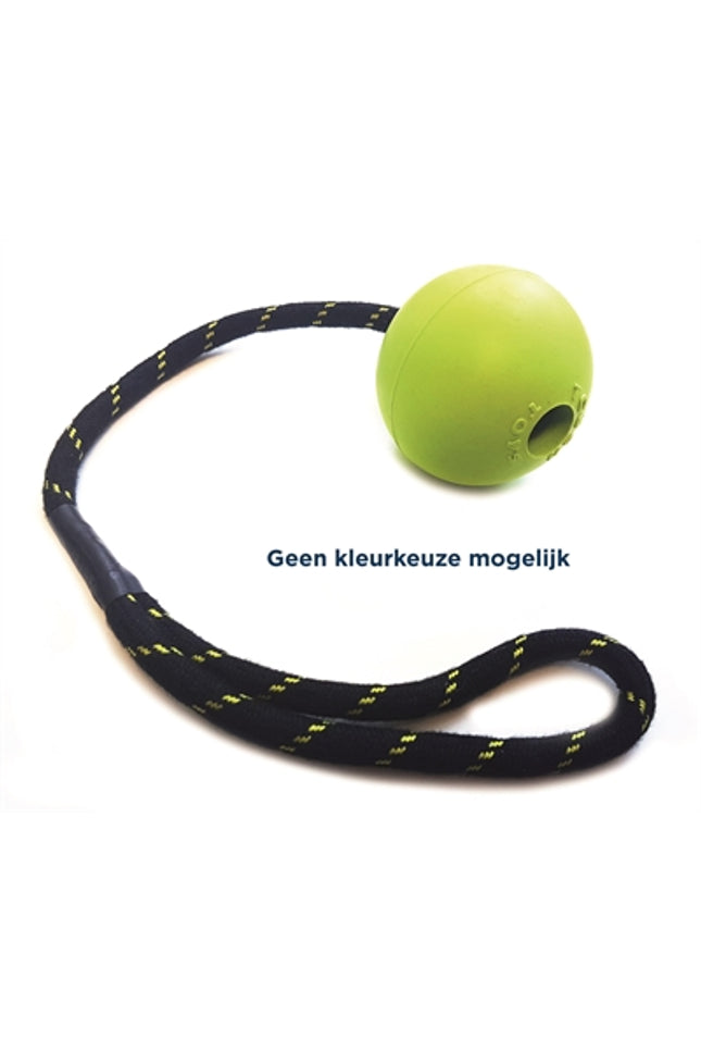 Happy Pet Tough Toys Bal Aan Touw Rubber