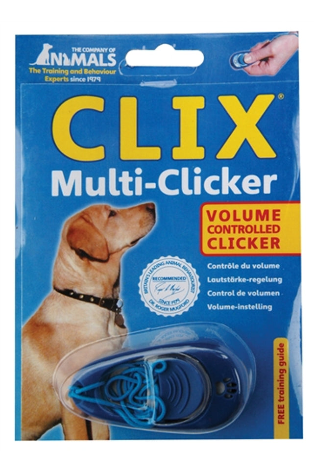 The Company Of Animals Coa Clix Multi-Clicker 3 Tonig Blauw