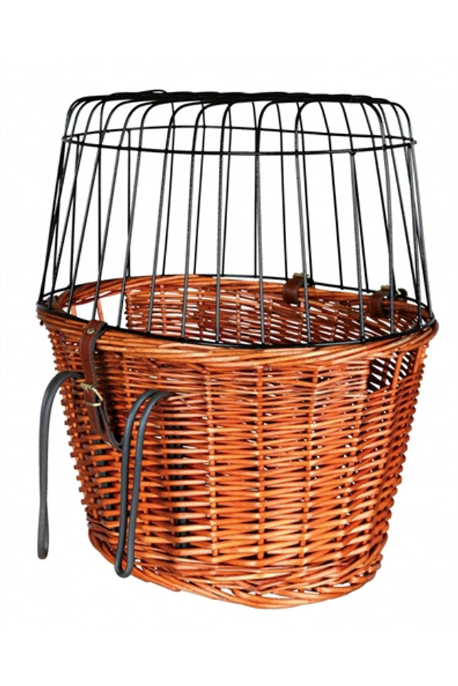 Trixie Fietsmand Met Draadkoepel Voorop Naturel