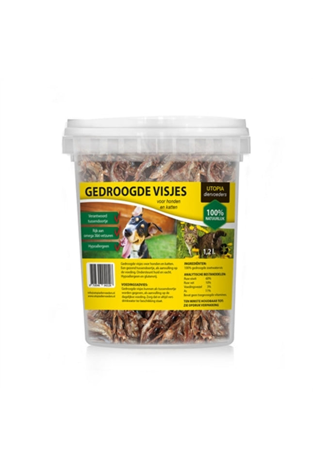 Utopia Gedroogde Visjes Voor Hond En Kat