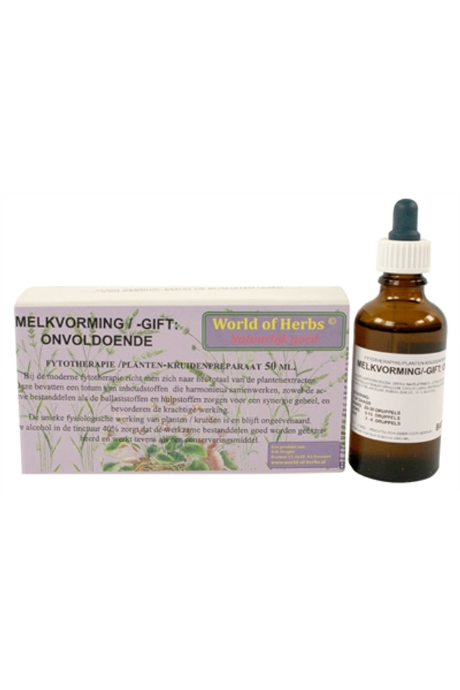 World Of Herbs Fytotherapie Onvoldoende Melkvorming /-Gift