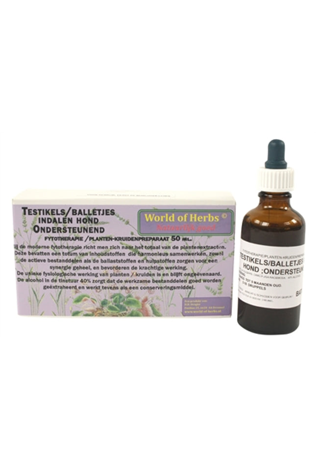 World Of Herbs Fytotherapie Testikel / Balletjes Indalen Hond