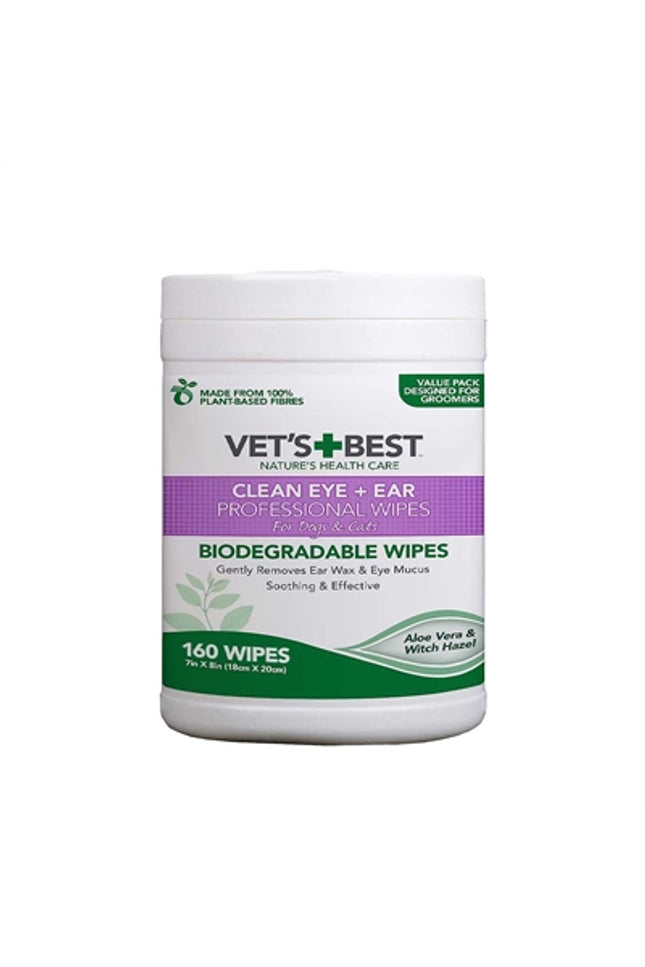 Vets Best Clean Ear / Eye Wipes Hond