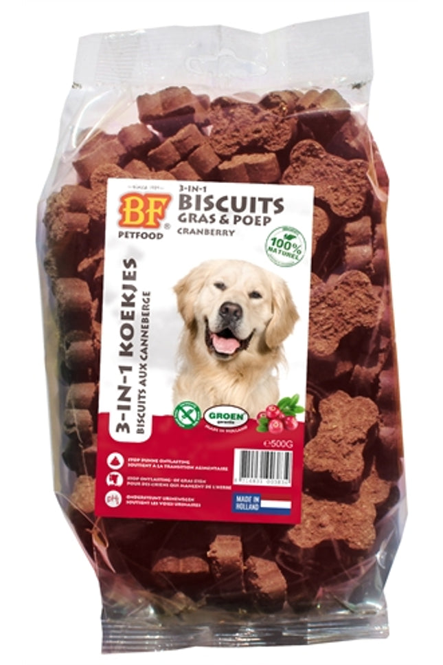 Bf Petfood 3 In 1 Hondenkoekjes Met Cranberry