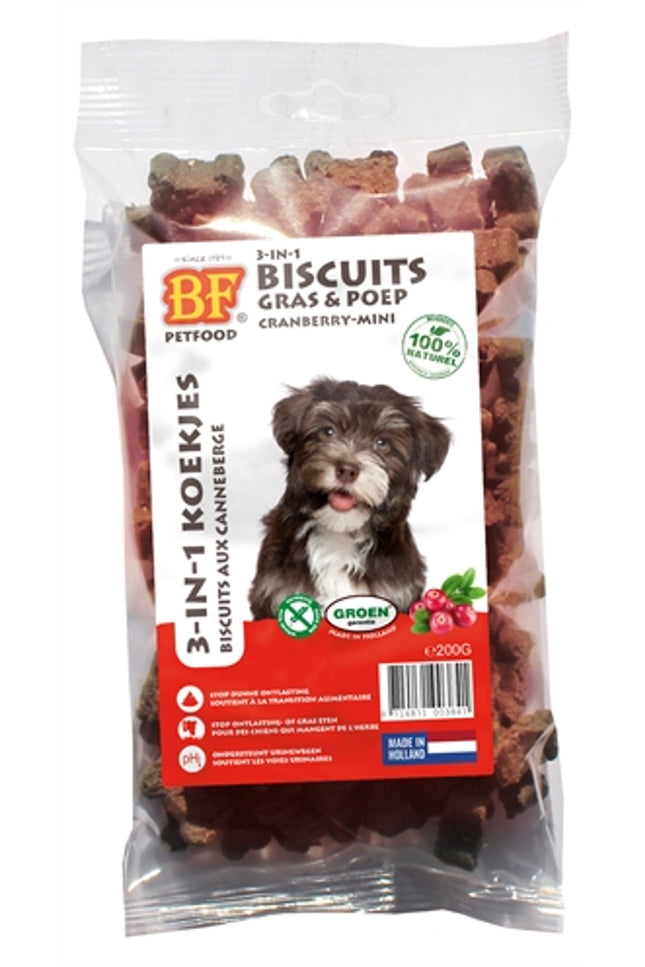 Bf Petfood 3 In 1 Hondenkoekjes Met Cranberry Mini