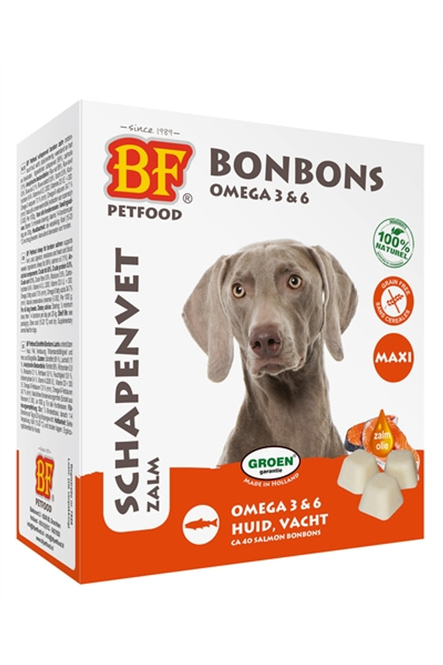 Bf Petfood Schapenvet Maxi Bonbons Zalm