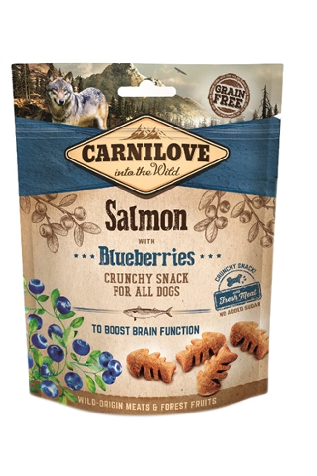 Carnilove Crunchy Snack Zalm / Blauwe Bes