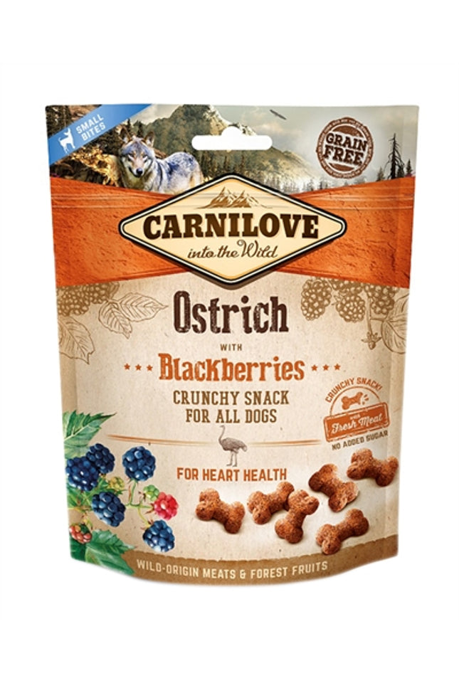 Carnilove Crunchy Snack Struisvogel / Zwarte Bes