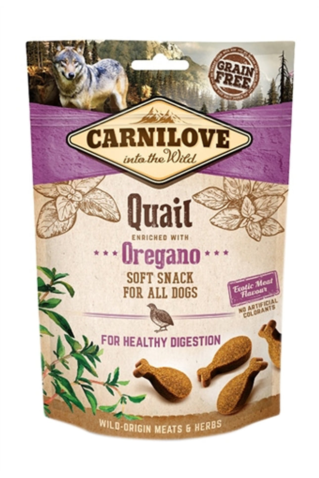Carnilove Soft Snack Kwartel / Oregano
