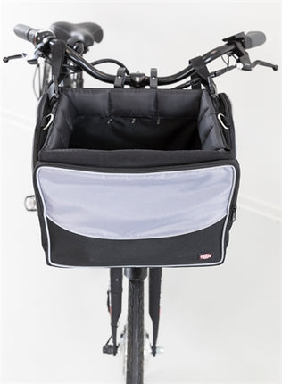 Trixie Fietsmand Voor Aan Stuur Nylon Zwart / Grijs