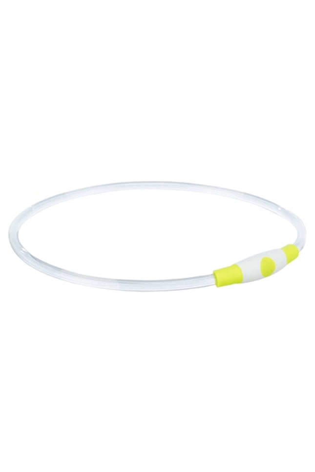 Trixie Lichtgevende Halsband Usb Flash Light Oplaadbaar Tpu Groen