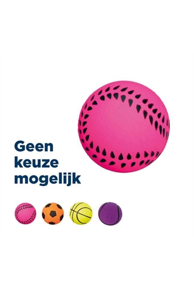 Trixie Bal Neon Drijvend Schuimrubber Assorti