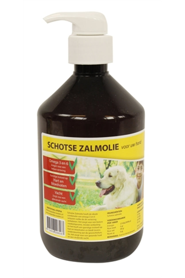 Utopia Diertotaal Zalmolie Naturel Met Pompje