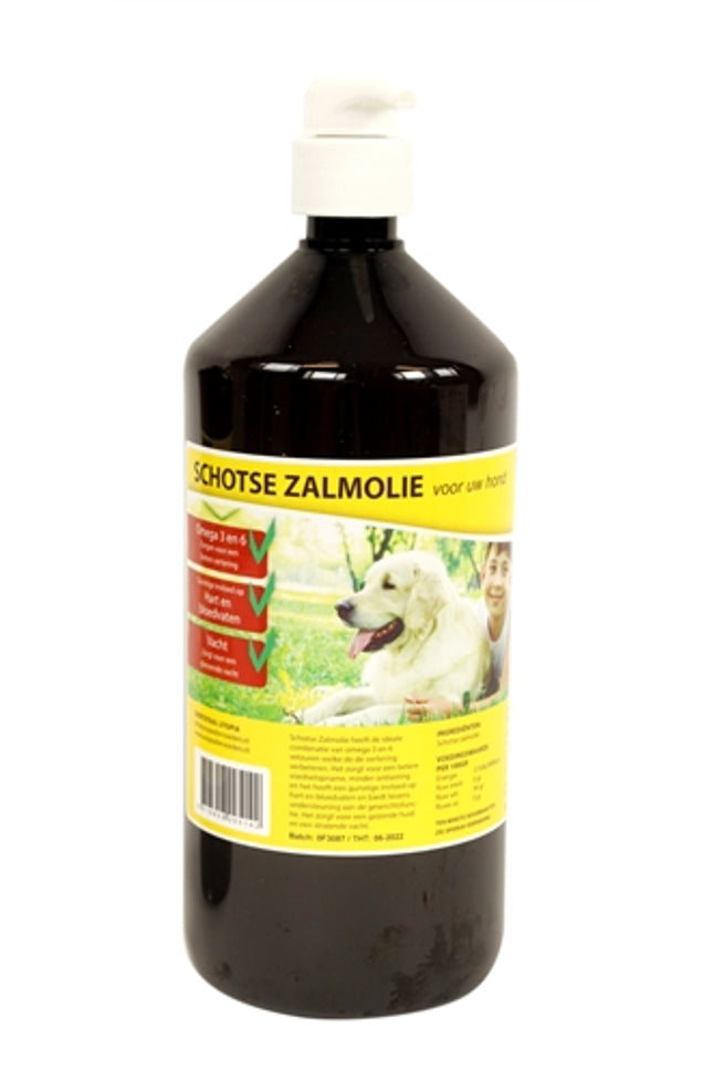 Utopia Diertotaal Zalmolie Naturel Met Pompje