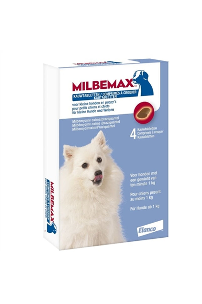 Milbemax Kauwtablet Ontworming Puppy / Kleine Hond