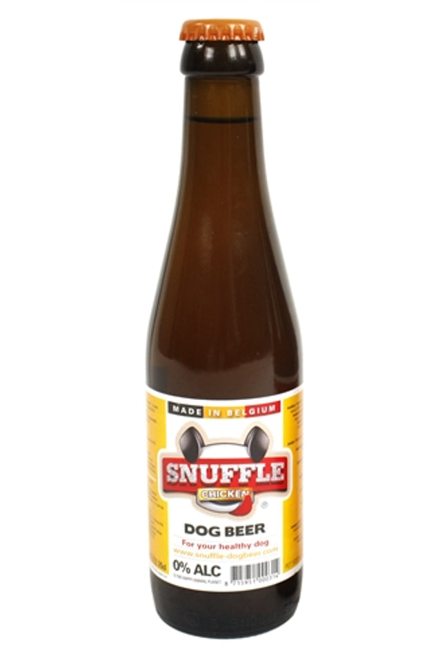 Snuffle Hondenbier Kipsmaak In Glazen Fles