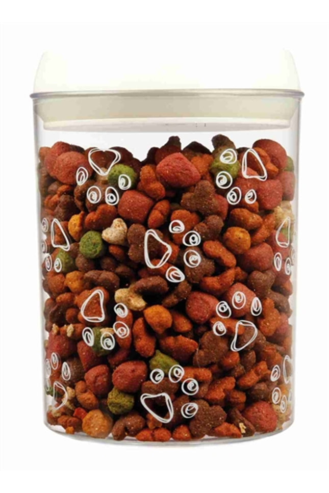 Trixie Voorraadpot Kunststof Transparant / Wit