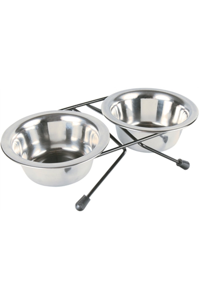Trixie Voer / Waterbak-Set Rvs / Metaal