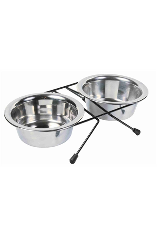 Trixie Voer / Waterbak-Set Rvs / Metaal