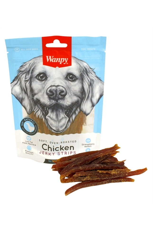 Wanpy Soft Oven-Roasted Chicken Jerky Strips