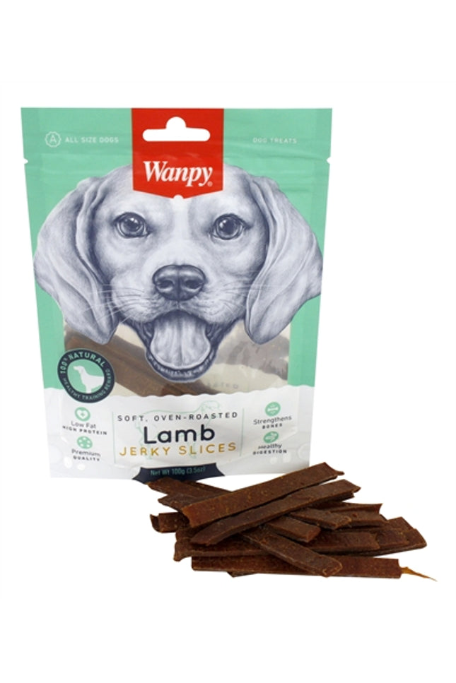Wanpy Soft Oven-Roasted Lamb Jerky Slices