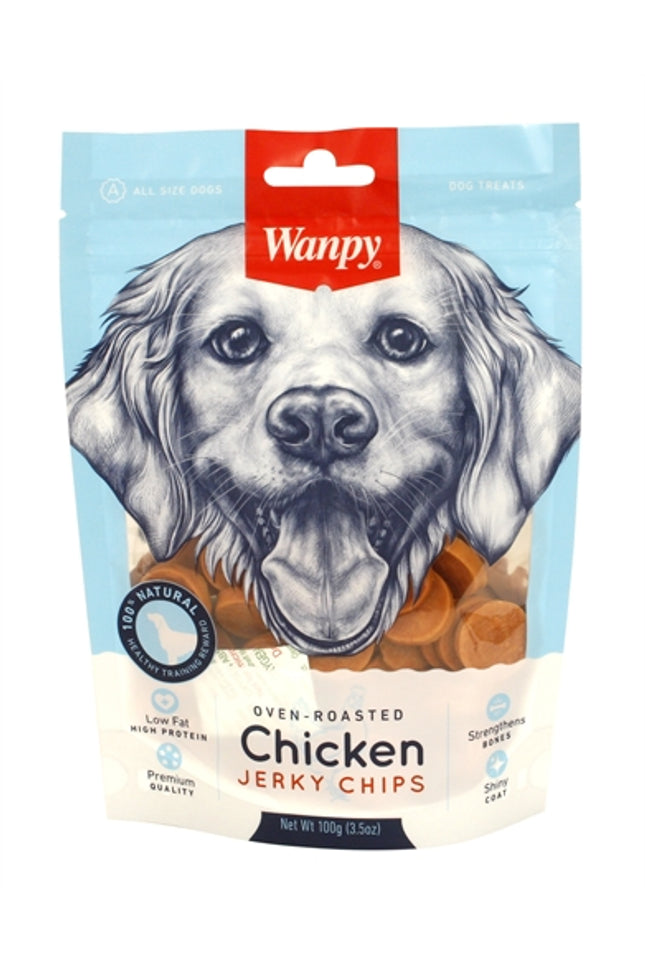 Wanpy Oven-Roasted Chicken Jerky Chips