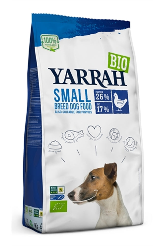 Yarrah Dog Biologische Brokken Small Breed Kip