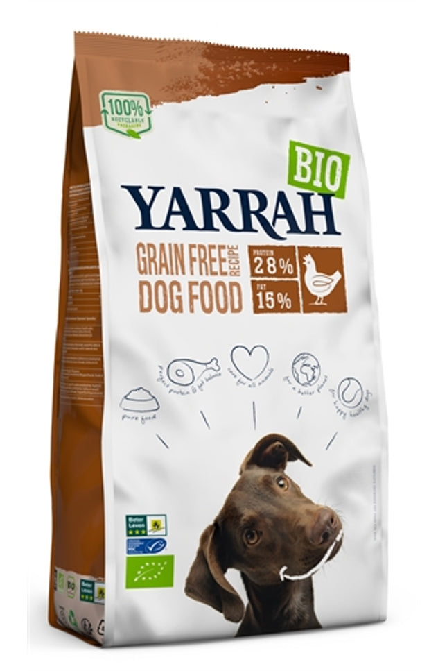 Yarrah Dog Biologische Brokken Graanvrij Kip/Vis