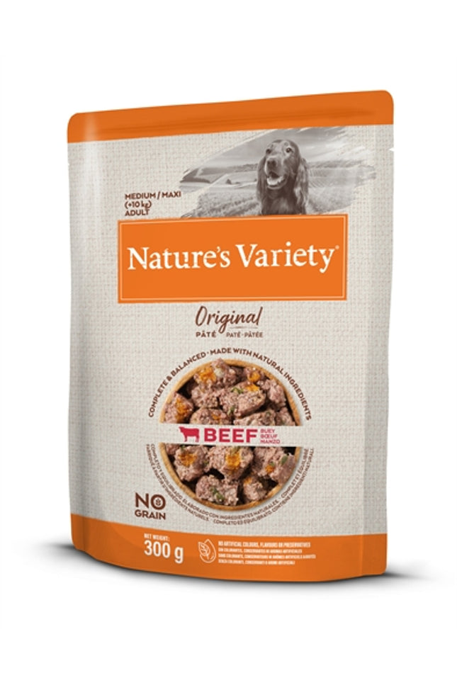 Natures Variety Original Adult Medium / Maxi Pouch Beef No Grain