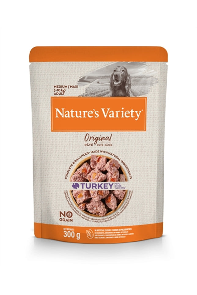 Natures Variety Original Adult Medium / Maxi Pouch Turkey No Grain