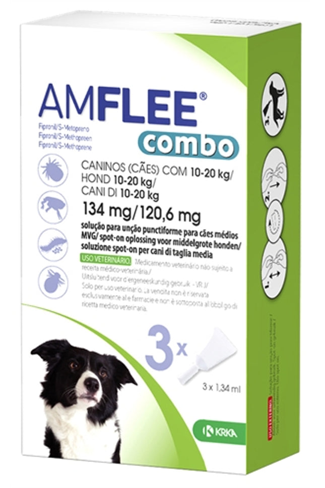 Krka Amflee Combo Spot On Hond