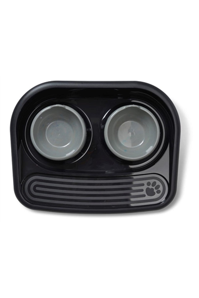 Savic Butler Voerstation Happy Planet Zwart