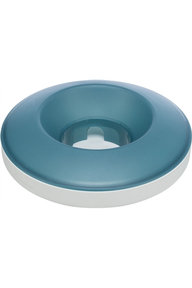 Trixie Slowfeeding Rocking Bowl Kunststof / Tpr Grijs / Blauw