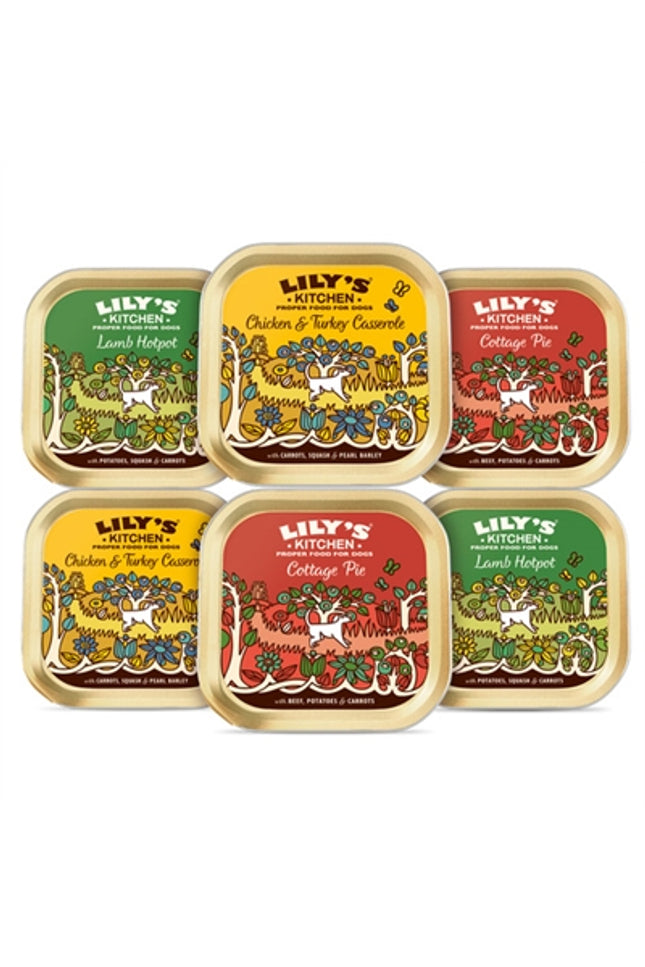 Lily's Kitchen Dog Adult Classic Dinners Tray Multipack
