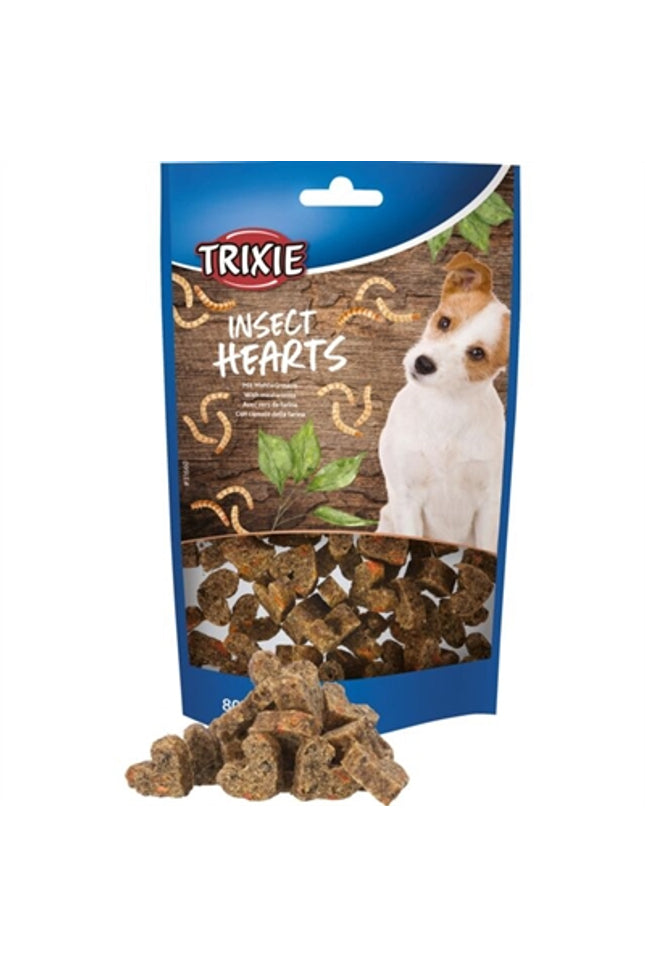 Trixie Insect Hearts Met Meelwormen