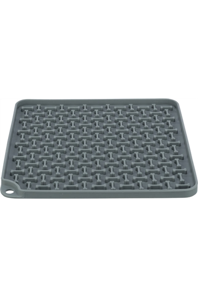 Trixie Lick'n'snack Mat Siliconen Donkergrijs