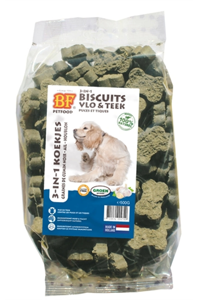 Bf Petfood 3 In 1 Hondenkoekjes Vlo & Teek