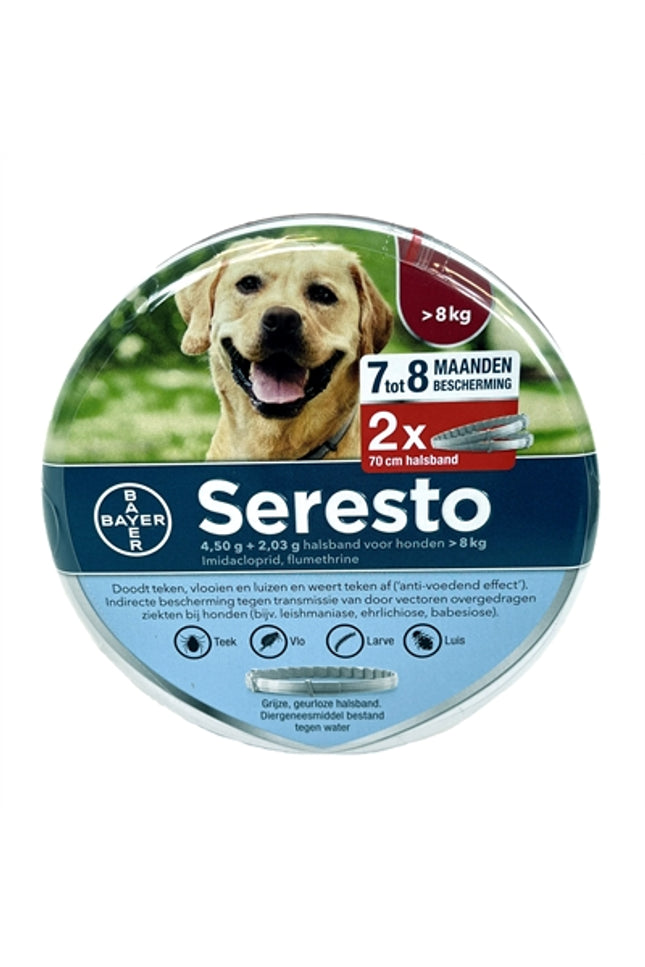 Bayer Seresto Teken- En Vlooienband Hond