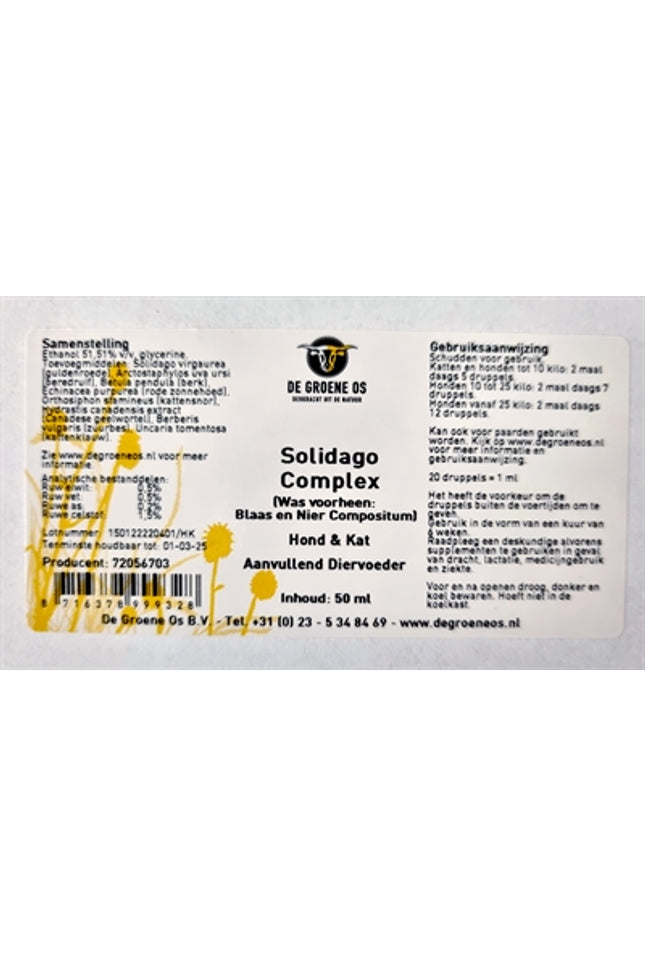 De Groene Os Solidago Complex Hond / Kat