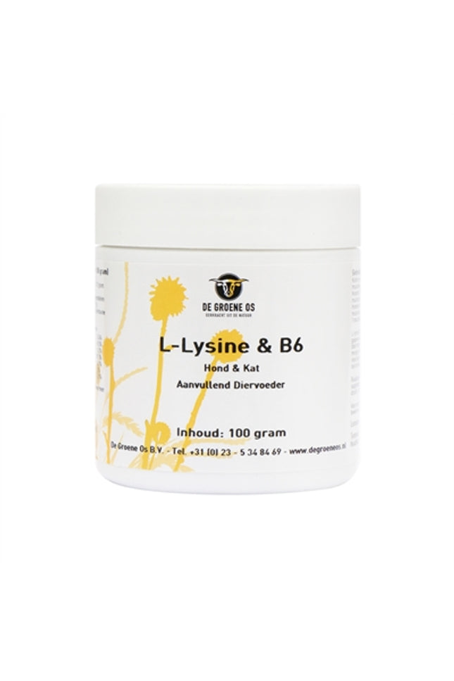 De Groene Os L-Lysine / B6 Hond / Kat