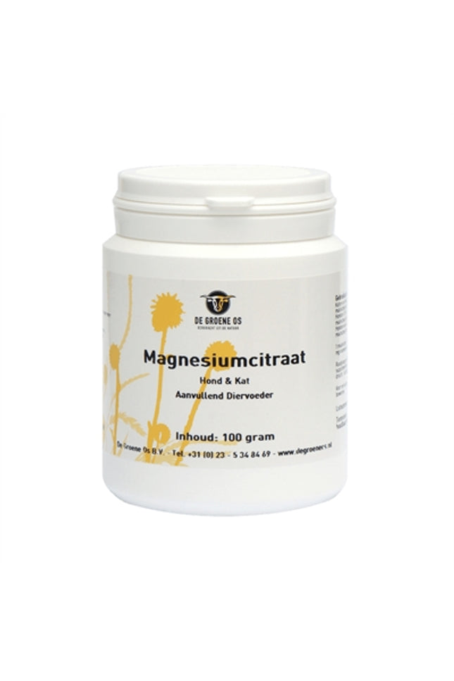 De Groene Os Magnesiumcitraat Hond / Kat