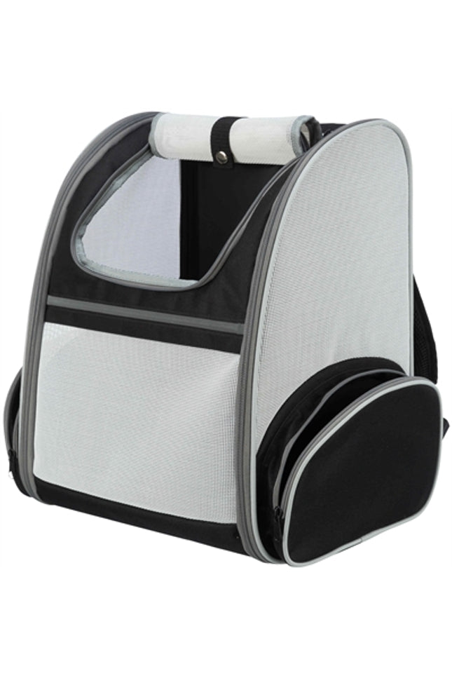 Trixie Hondentas Rugtas Chloe Lichtgrijs / Zwart