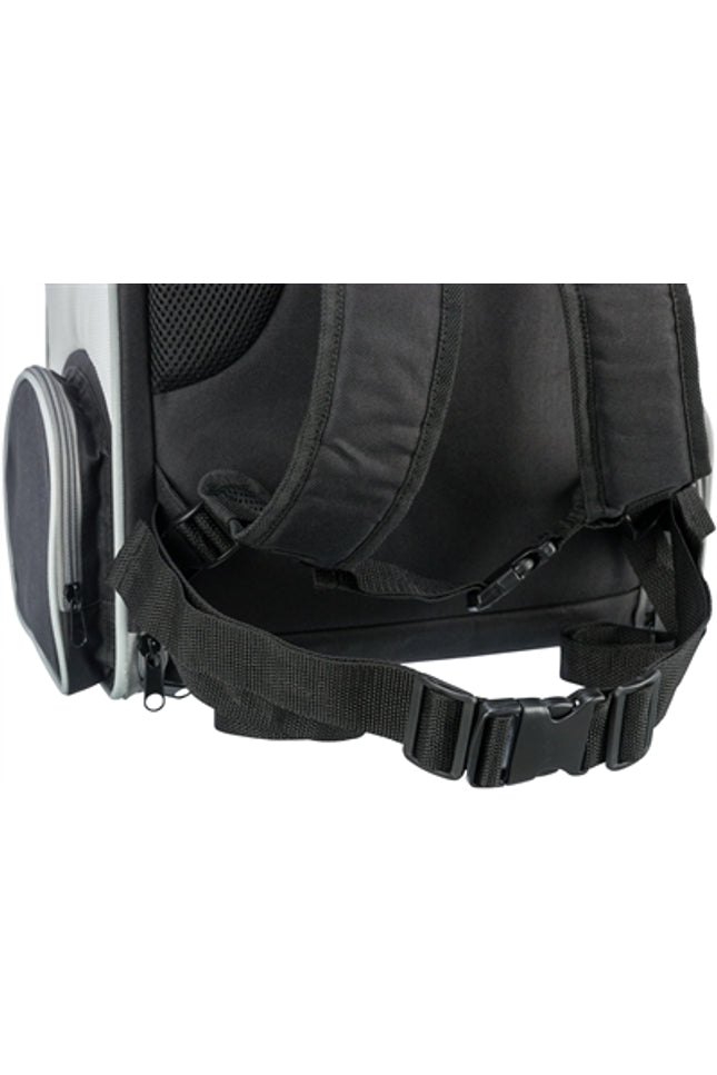 Trixie Hondentas Rugtas Chloe Lichtgrijs / Zwart