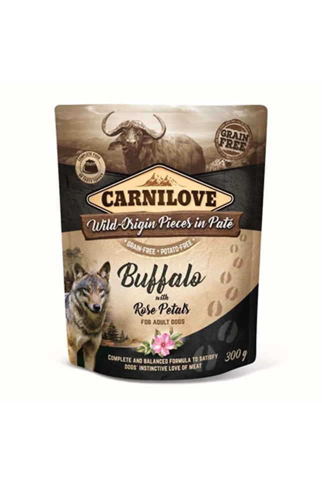 Carnilove Dog Pouch Buffel / Rozenblad