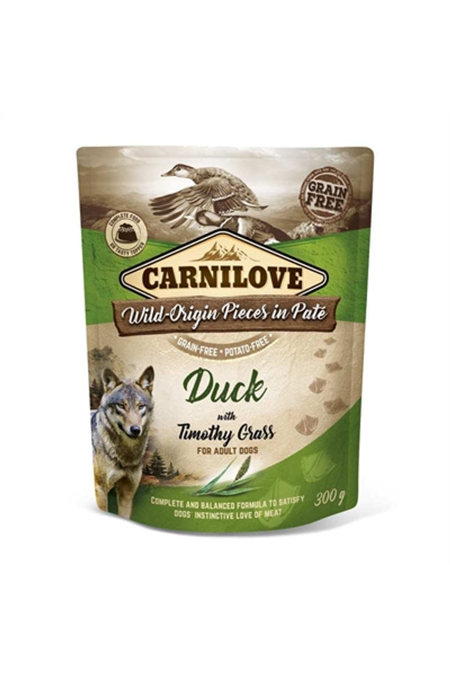 Carnilove Dog Pouch Eend / Timothy Gras