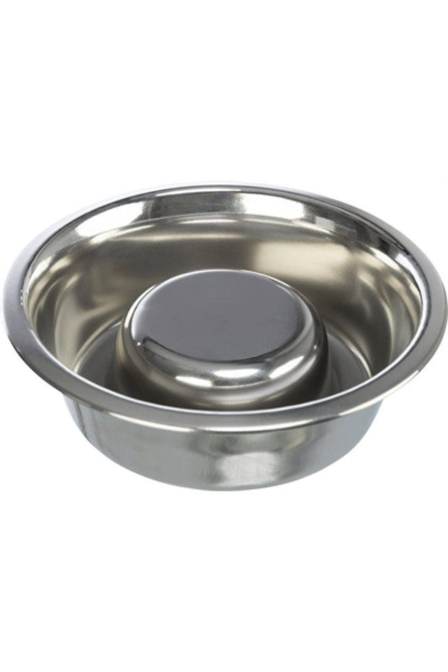 Trixie Voerbak Hond Slow Feeding Rvs