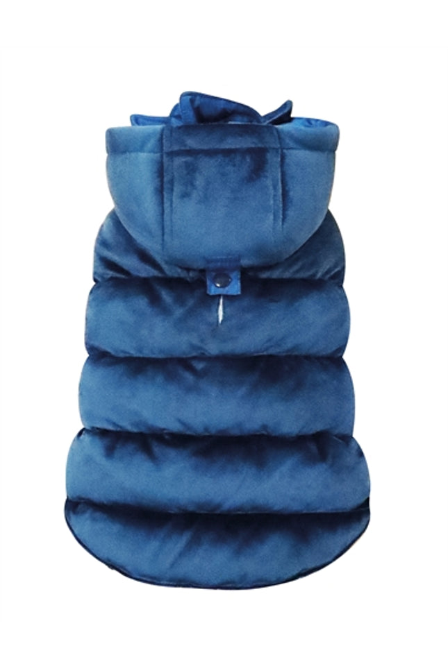 Croci Hondenjas Velveteen Gevoerd Blauw