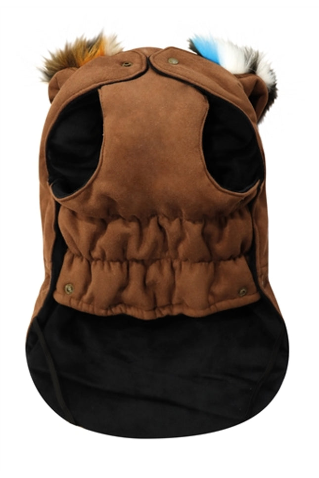 Croci Hondenjas Shearling Gevoerd Bruin